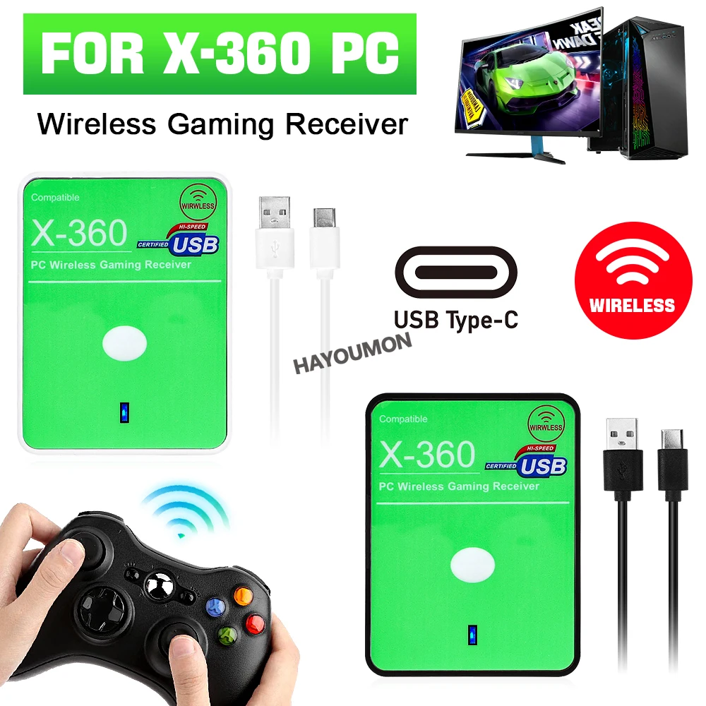 Pc Gaming Xbox Controller - Wireless Gaming Receiver USB Controller Gamepad