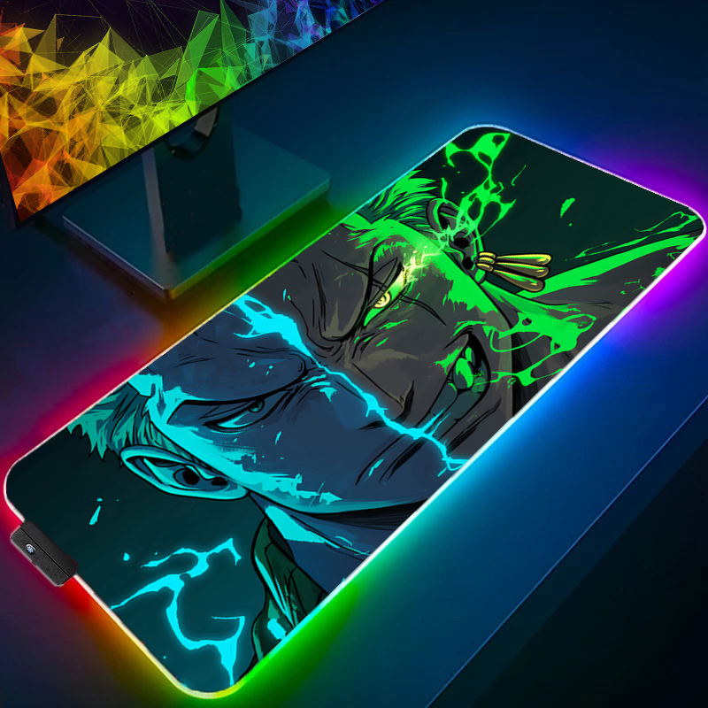 Pc Gaming Anime - ONE PIECE Zoro Mouse Pad RGB