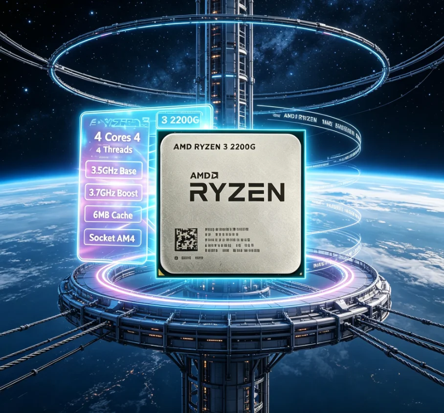 AMD Ryzen 3 2200G 14nm Manufac - Pc Gaming Cost recension och pris