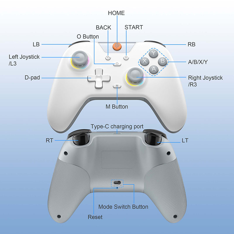 EasySMX X05 Wireless Gamepad B - Pc Gaming Victus recension och pris