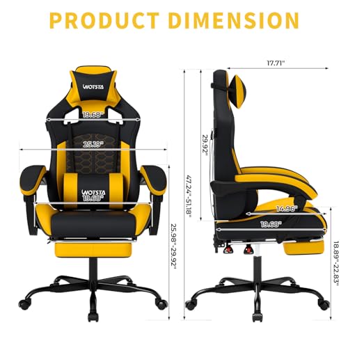 Gaming Chair with Massage,Ergo - Pc Gaming Usa recension och pris