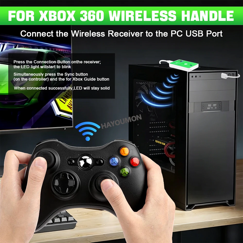 New Wireless Gaming Receiver f - Pc Gaming Xbox Controller recension och pris