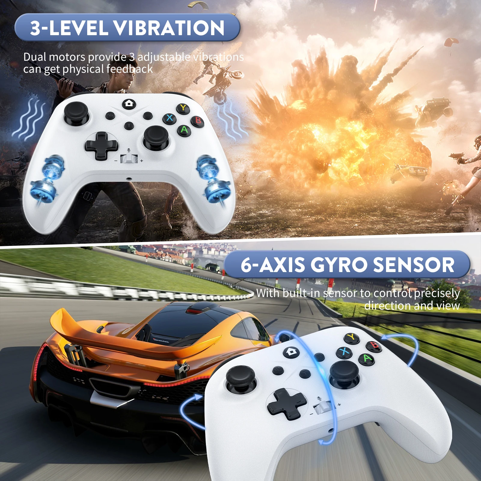 GAMROMBO Game Controller for X - Pc Gaming Xbox Controller recension och pris