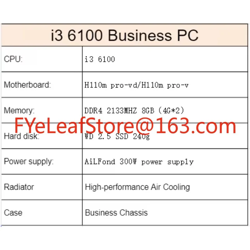 i3 6100  full gaming pc custom - Pc Gaming Komplett Set recension och pris