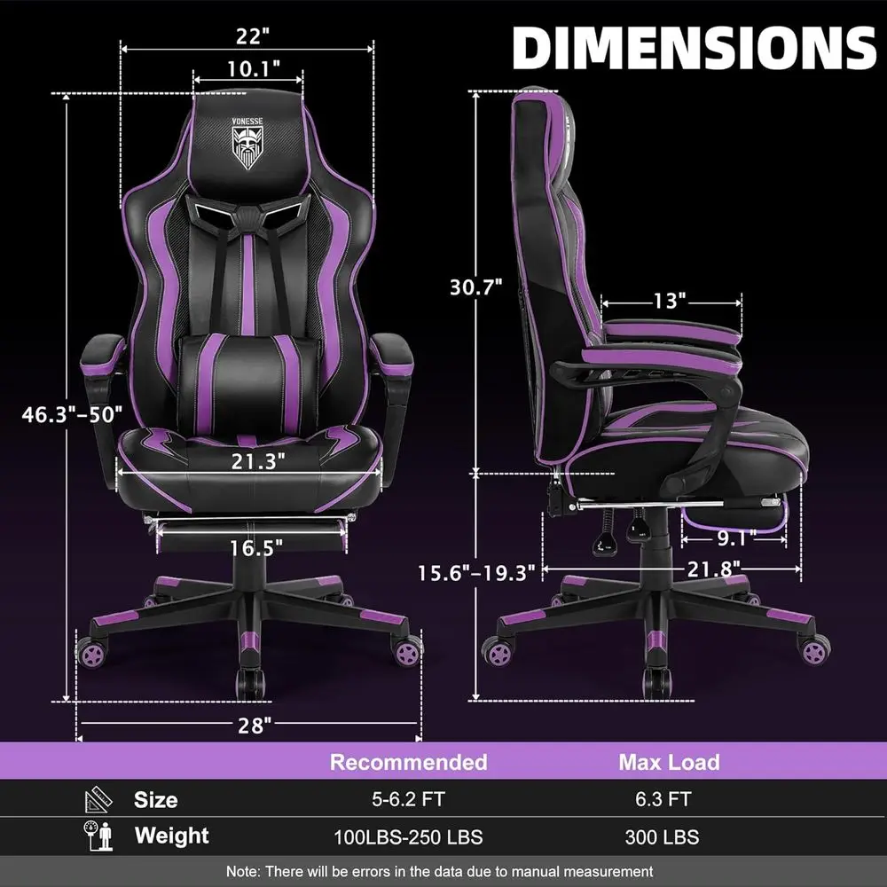 Ergonomic Reclining Gaming Cha - Pc Gaming Usa recension och pris