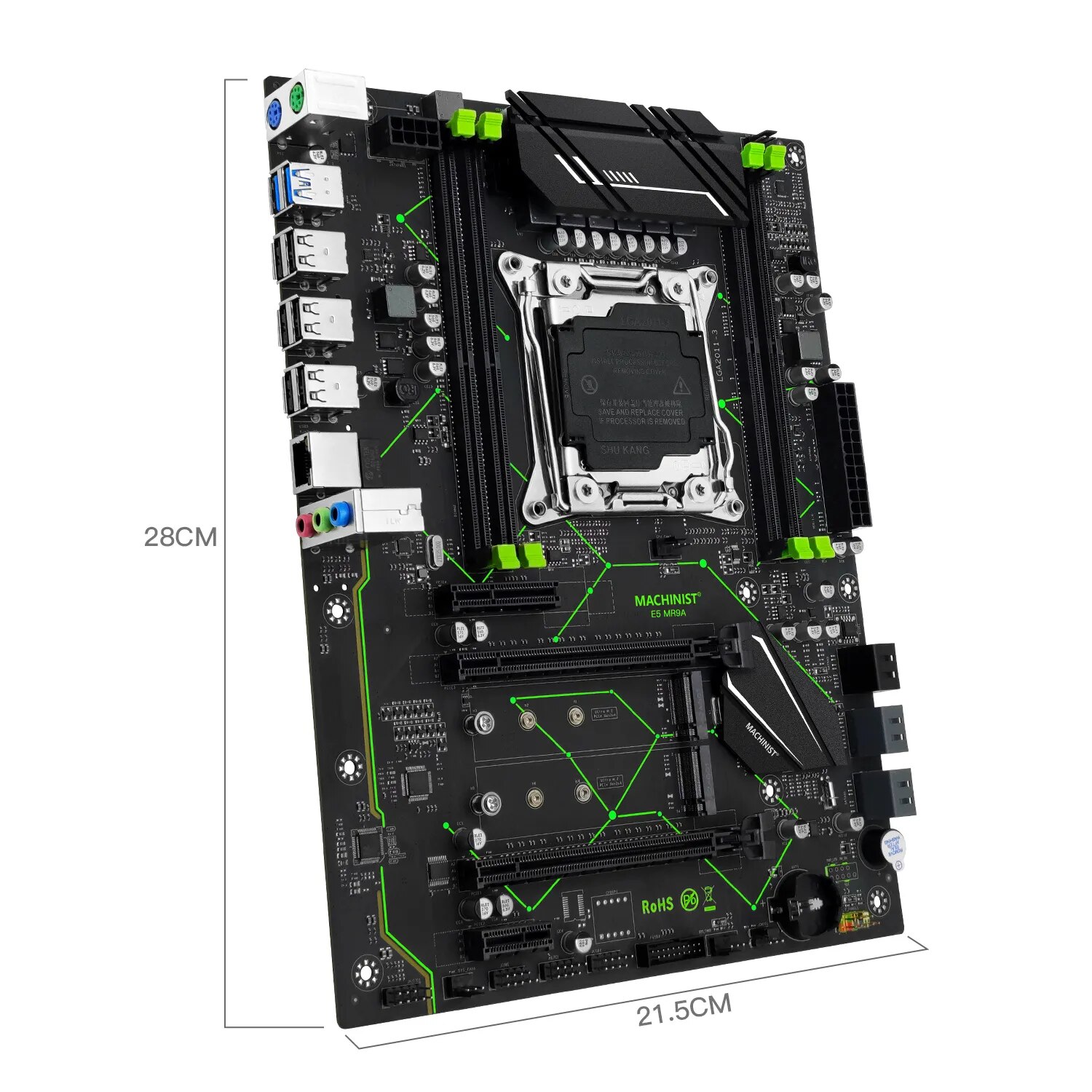 MACHINIST E5 MR9A V1.0 X99 Mot - Pc Gaming Omen recension och pris