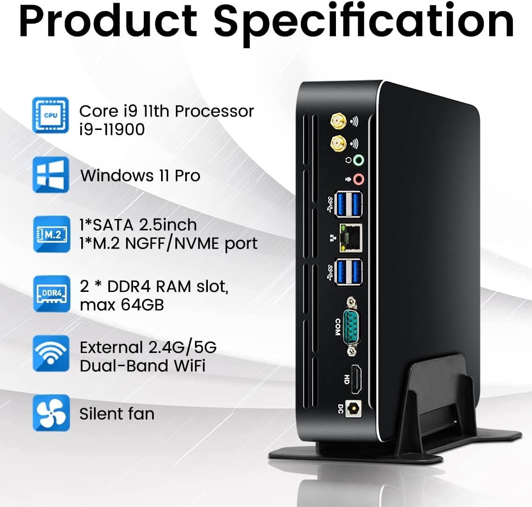 Partaker 11th Gen Intel Mini P - Pc Gaming Core I5 recension och pris