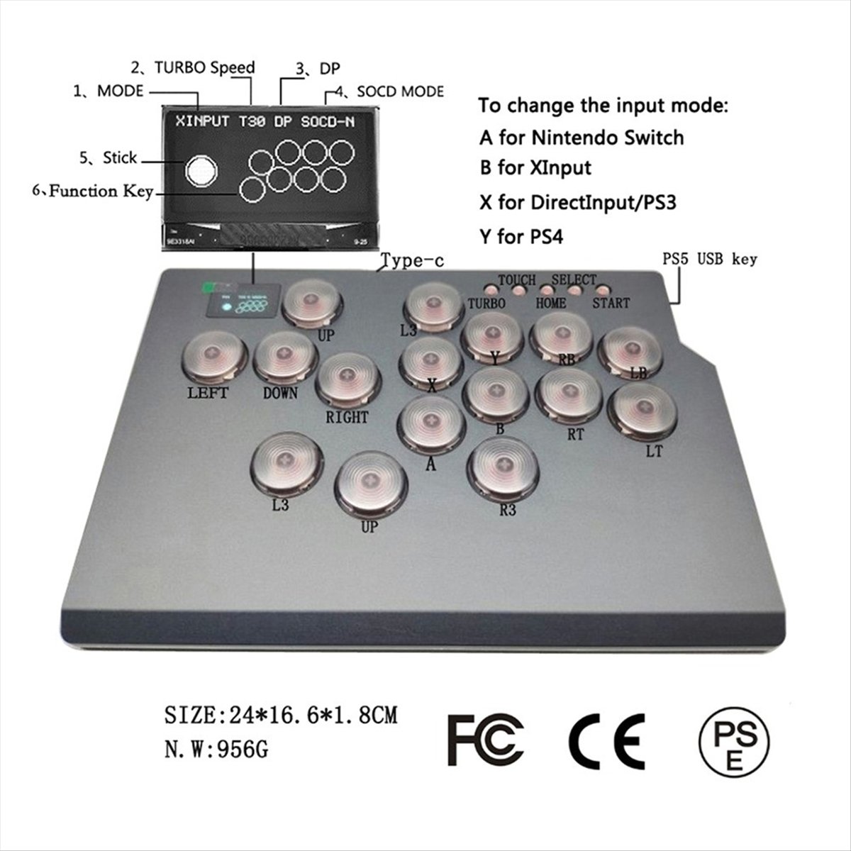 Super Sale 16Keys Game Keyboar - Pc Gaming Xbox Controller recension och pris