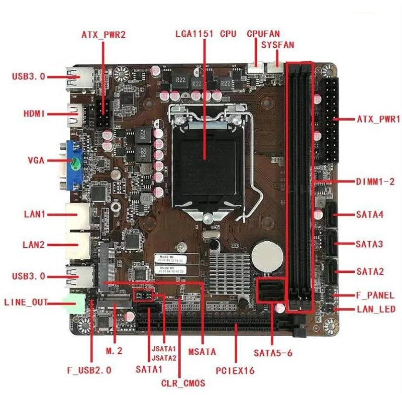 B365 Mini-ITX Motherboard LGA  - Pc Gaming Core I5 recension och pris