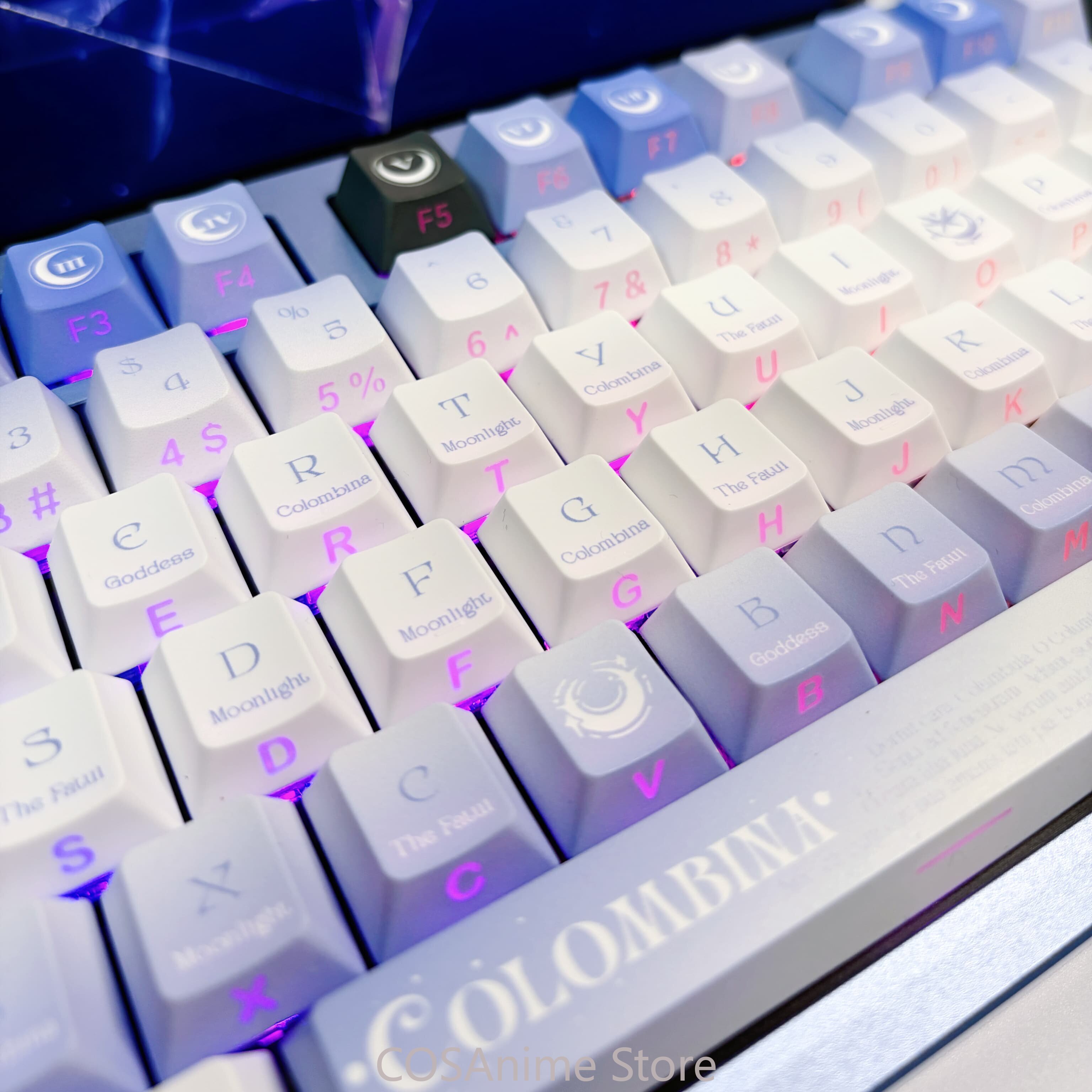 Genshin Impact Columbina Anime - Mechanical Keyboard recension och pris