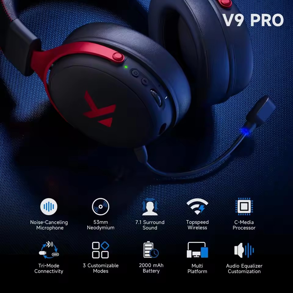 E-sports Headset Wireless Low  - Pc Gaming Victus recension och pris