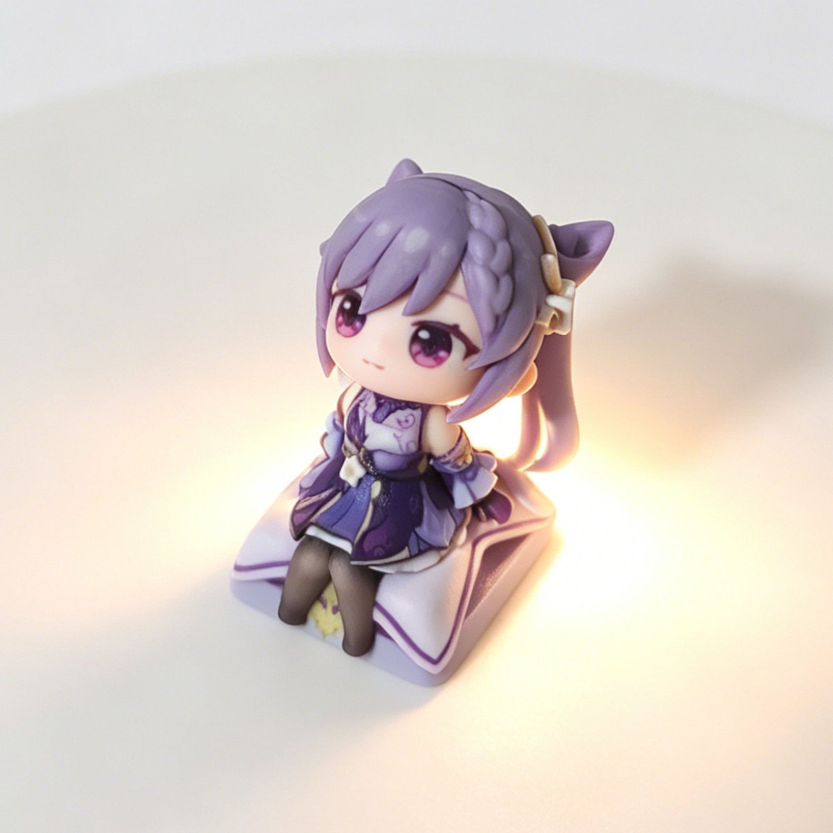 Genshin Impact Keqing  Anime C - Mechanical Keyboard recension och pris