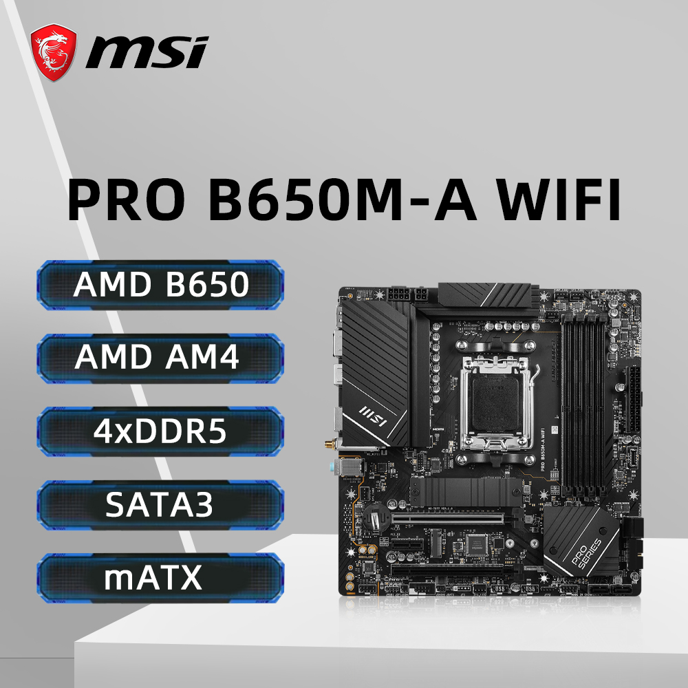 MSI PRO B650M-A WIFI Motherboa - Pc Gaming Core I5 recension och pris