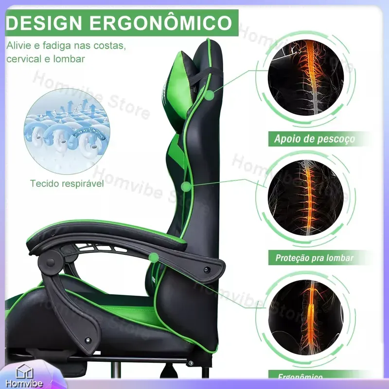 High-Back Ergonomic Gaming Cha - Pc Gaming Usa recension och pris